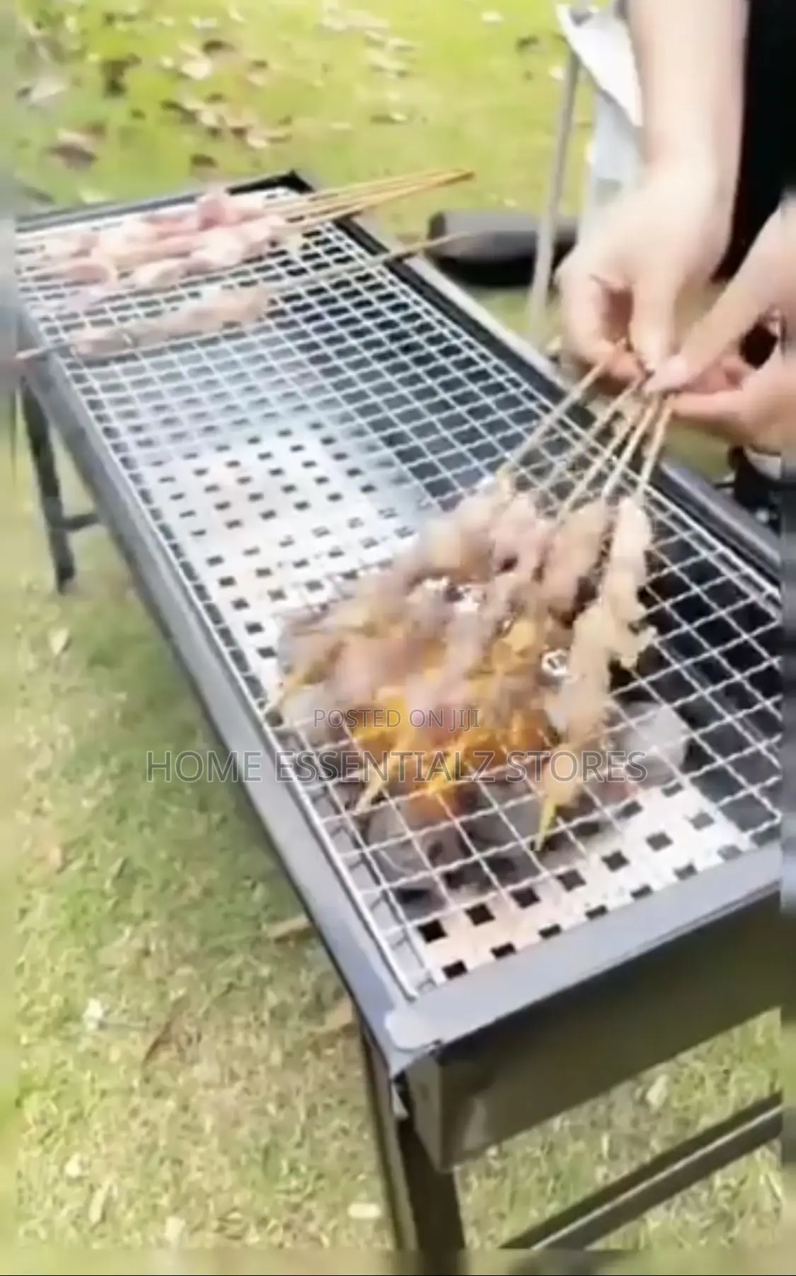 Foldable Free Stand Portable Barbecue Grill