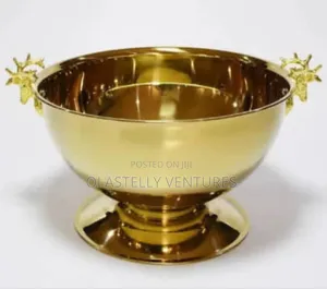 Quality Stainless Steel Gold Wine/ Champagne Bowl .Ho