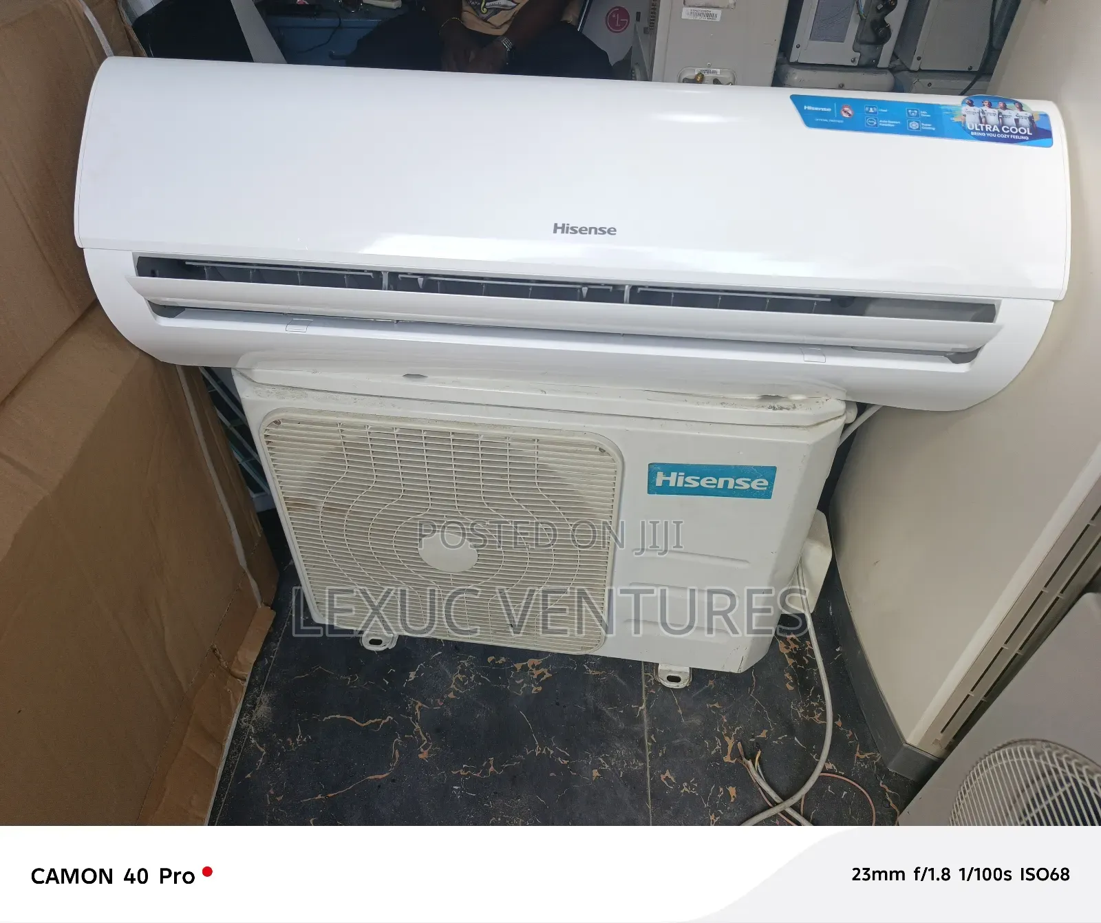 Hisense Uk Neatly Used 2.0hp Split Unit Ac Tested Working 100% Copper