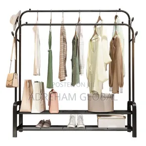 48kg Double Pole Clothes Rack