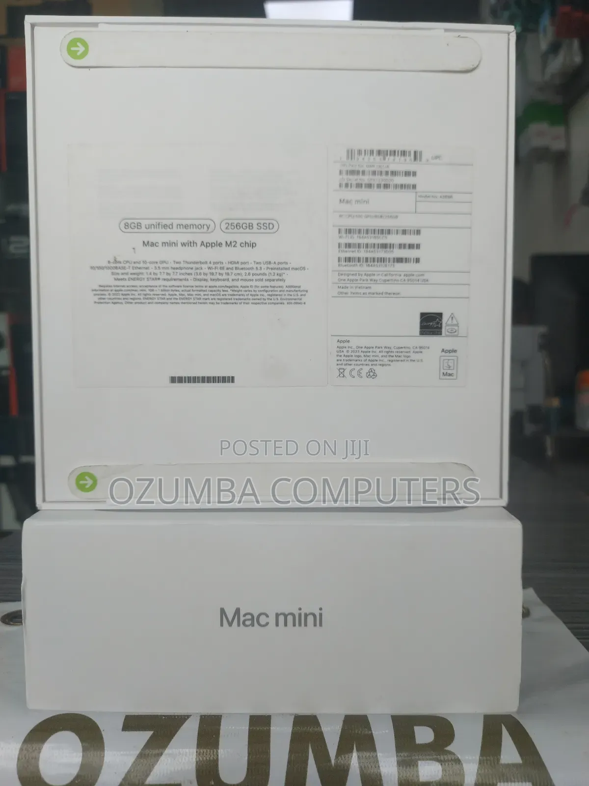 New Desktop Computer Apple Mac Mini M2 8GB Apple M2 SSD 256GB
