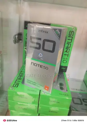 New Infinix Note 50s 256 GB Black