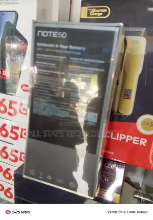 New Infinix Note 50s 256 GB Black