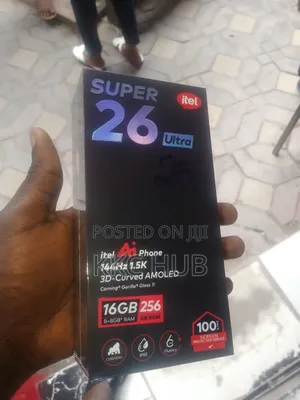 New Itel S25 Ultra 256 GB Black