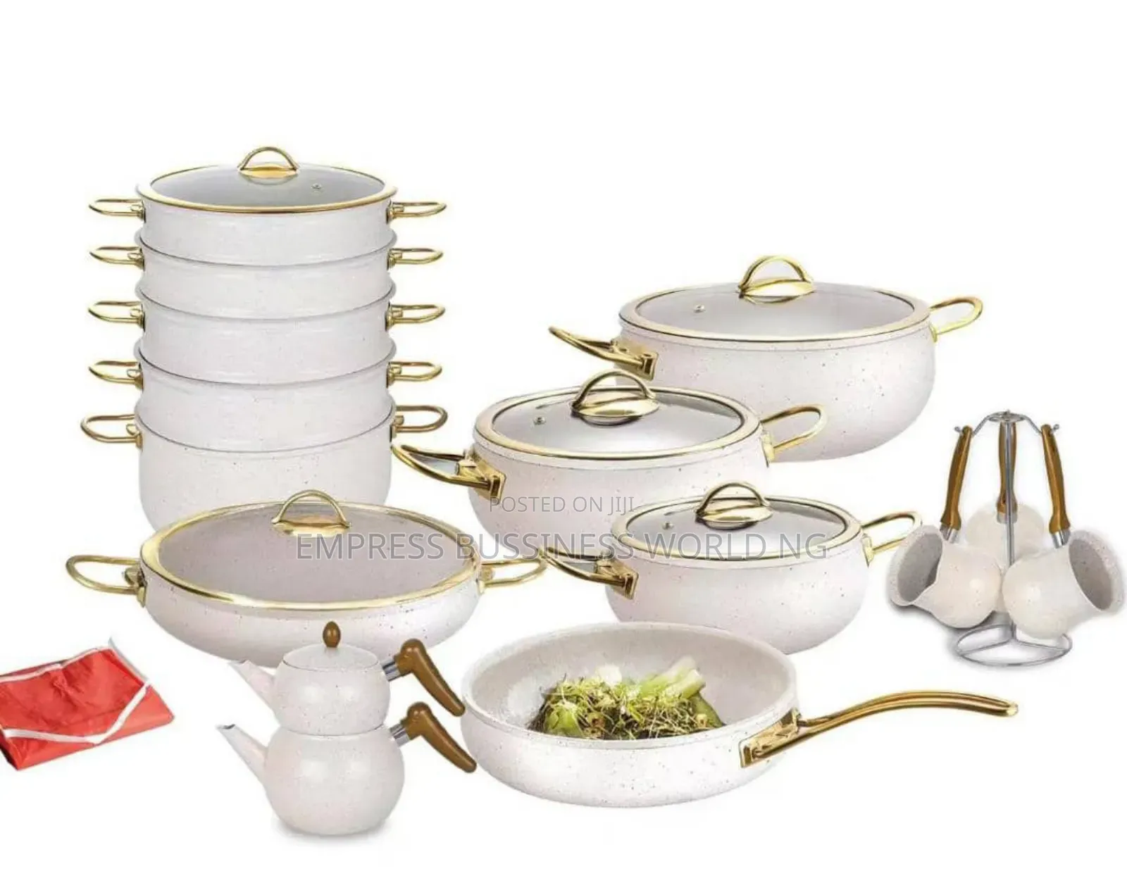 15 Pieces Fancy Marble Pots