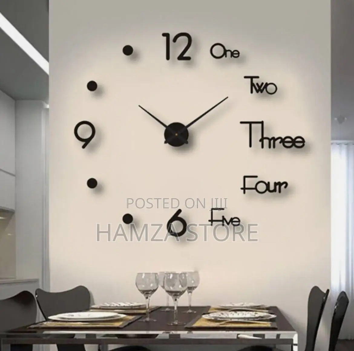 3d Diy Wall Clock
