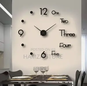 3d Diy Wall Clock