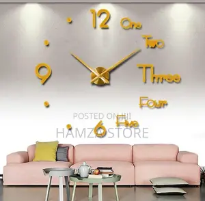 3d Diy Wall Clock