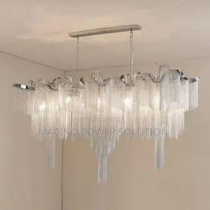 Modern Aluminum Tassel Chandelier