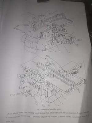 8" Woodworking Machine
