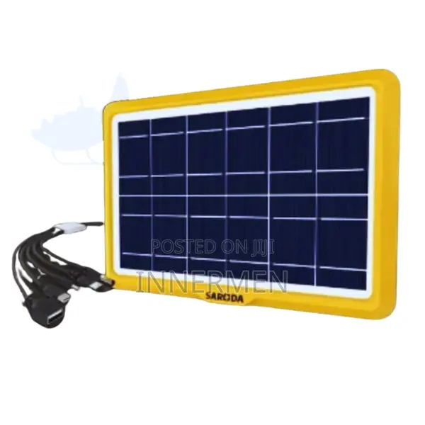 6v 6w Multi Plugs Solar Panel for Phones