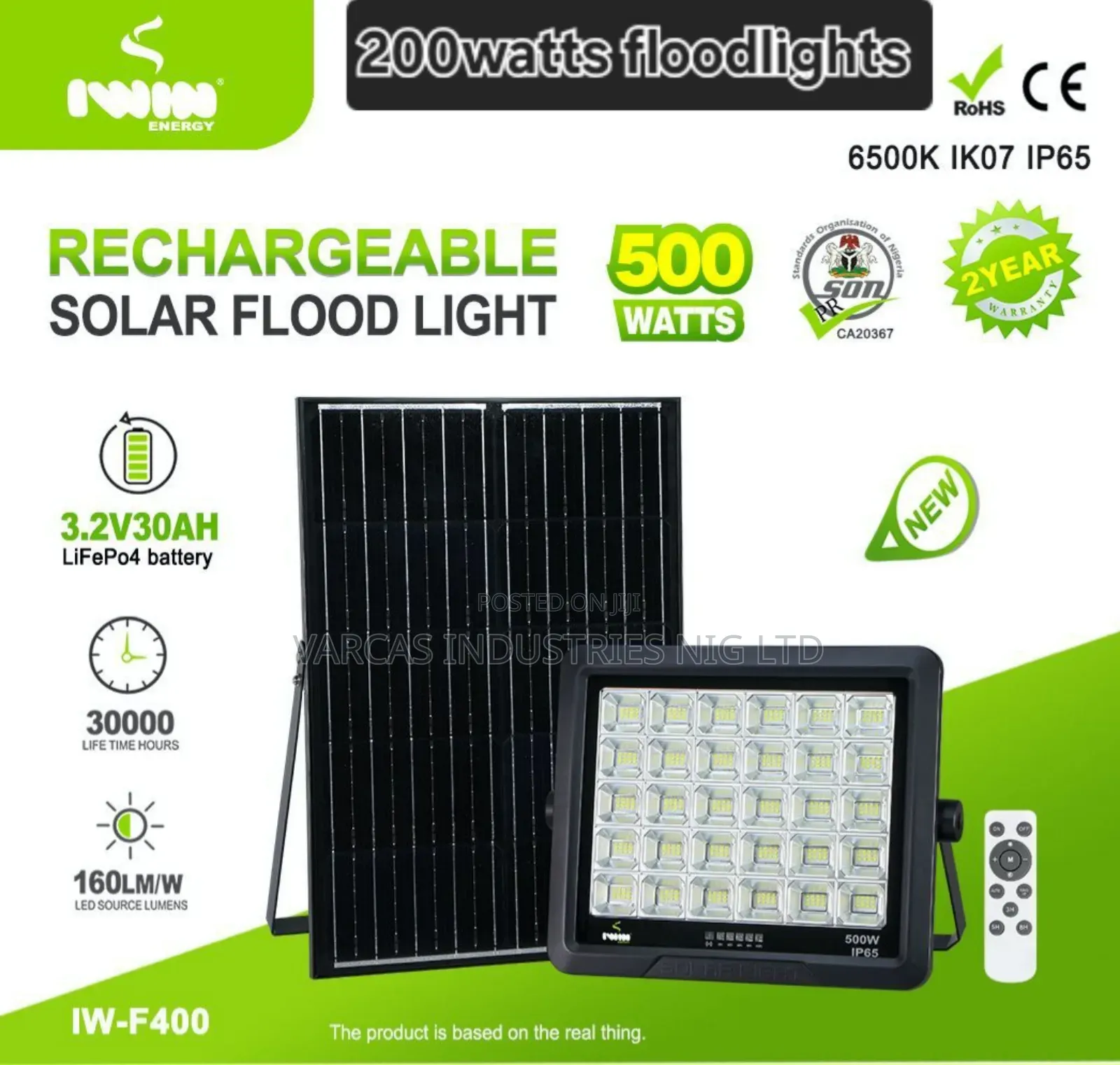 Iwin 200watts Floodlights