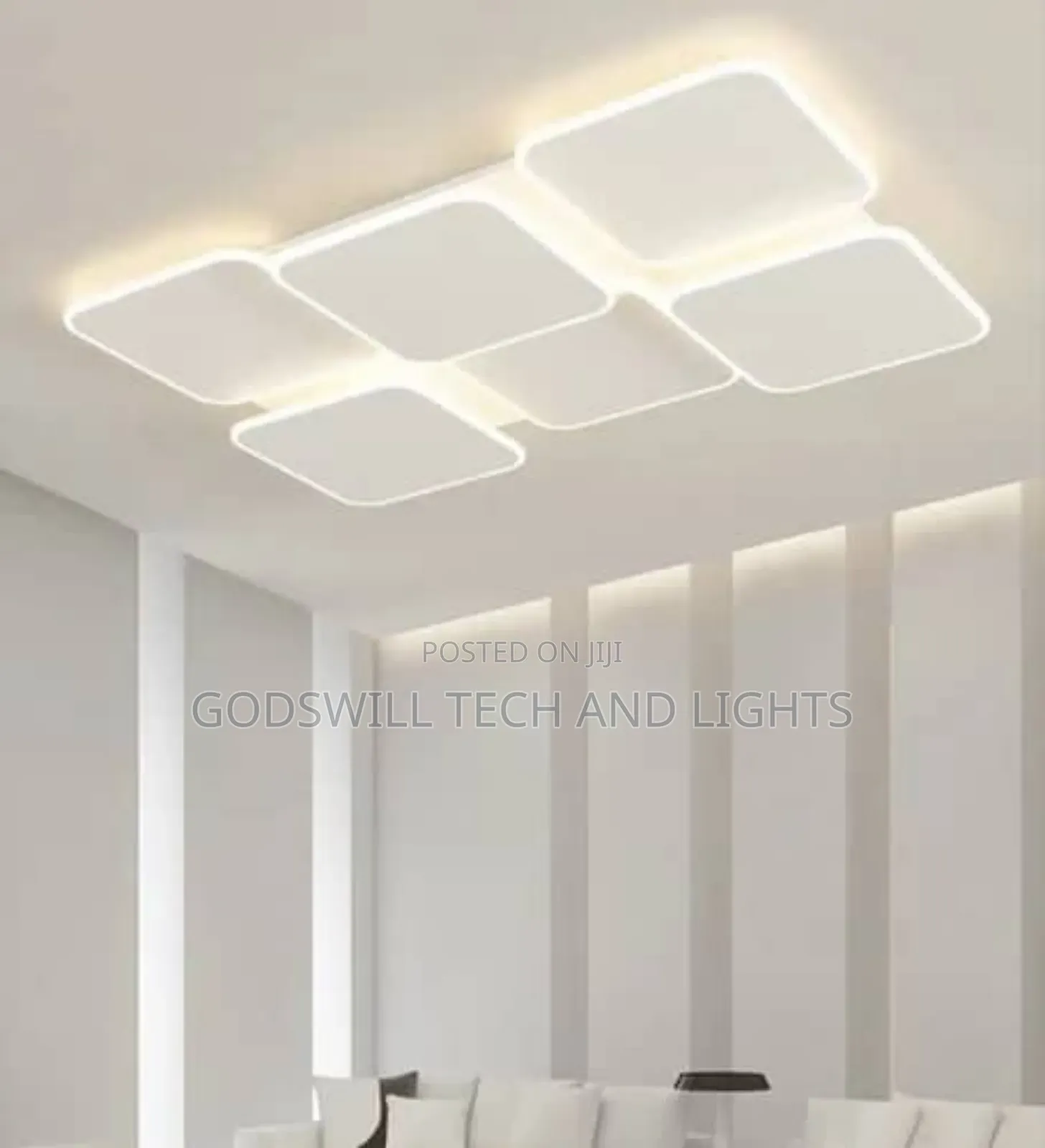 Laria White Smart Modern Led Ceiling Light