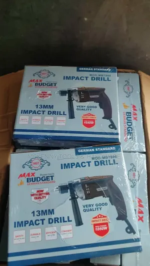 Max Budget German Standard 13mm Impact Drill".