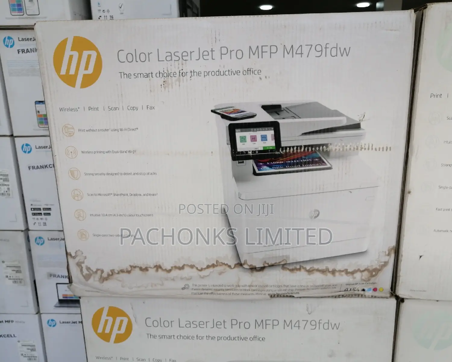 HP Color Laserjet Pro MFP Is a M479fdn.