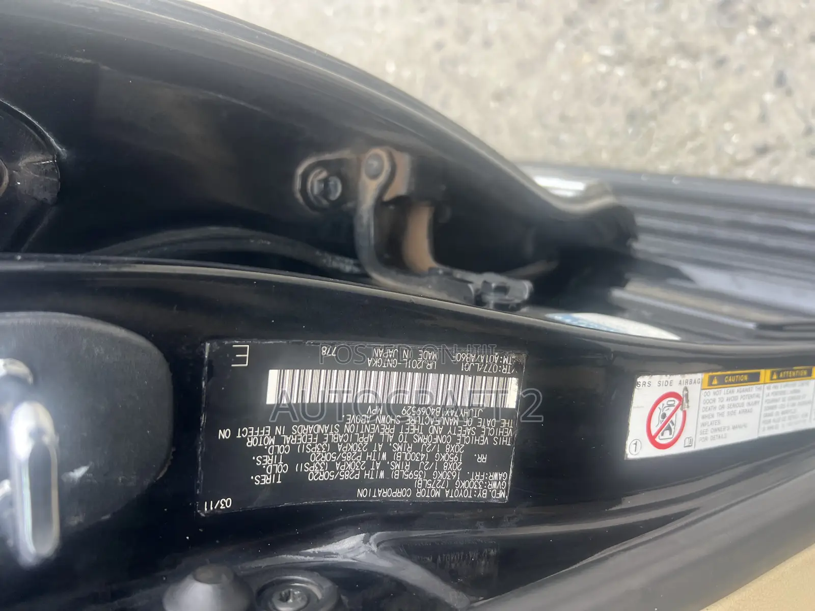 Lexus LX 570 2011 Black