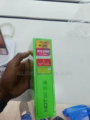 New Infinix Hot 50 128 GB Black
