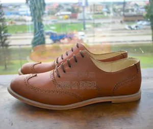 Brown Leather Oxford Shoe
