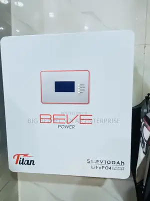 Bevie 5kwh 51.2v 100ah Felicity Lithium Iron Battery