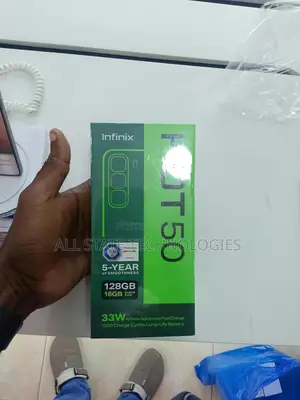 New Infinix Hot 50 128 GB Black