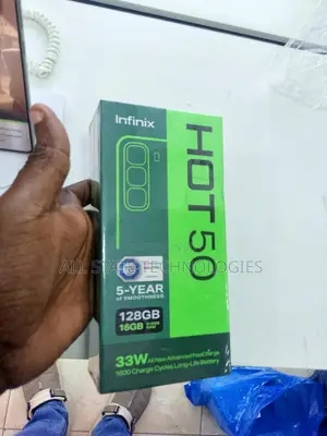 New Infinix Hot 50 128 GB Black