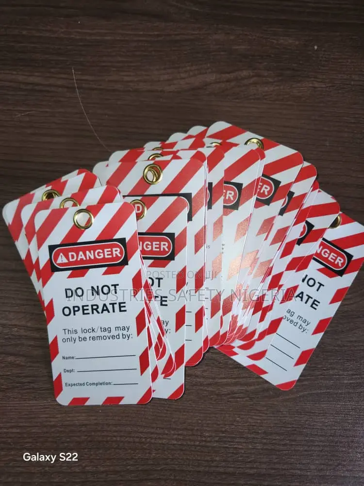 Lockout Safety Tag – Danger, Do Not Energize Or Operate