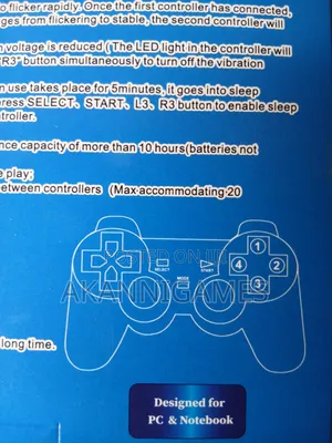 Double PC Gamepad, Controller for Laptop