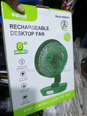 Iwin Rechargeable Desktop Fan