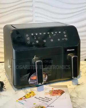 Hisense Air Fryer 2 in 1, 4l + 4l With One Year Warranty
