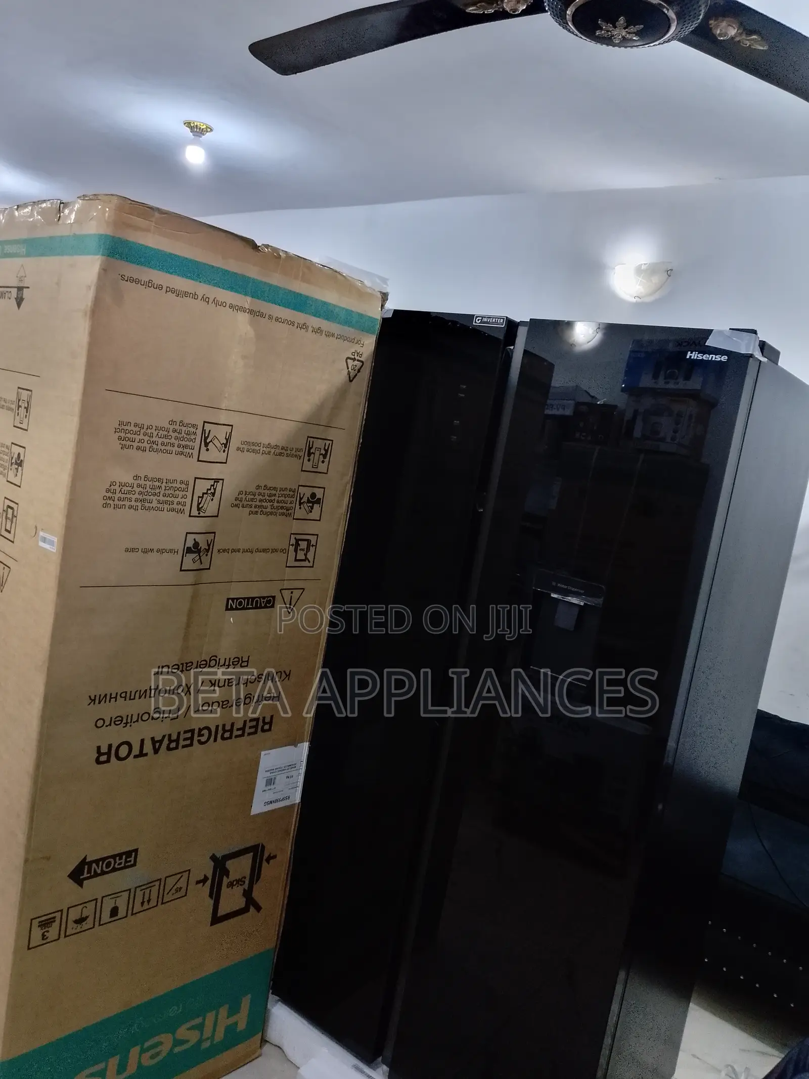 Hisense 529l Side by Side Door Refrigerator