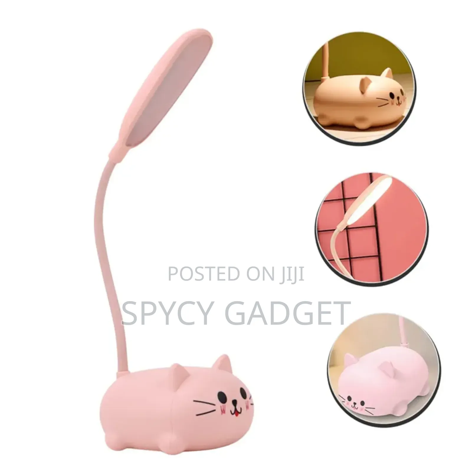 Mini Cartoon Rechargeable Desk Night Bed Lamp