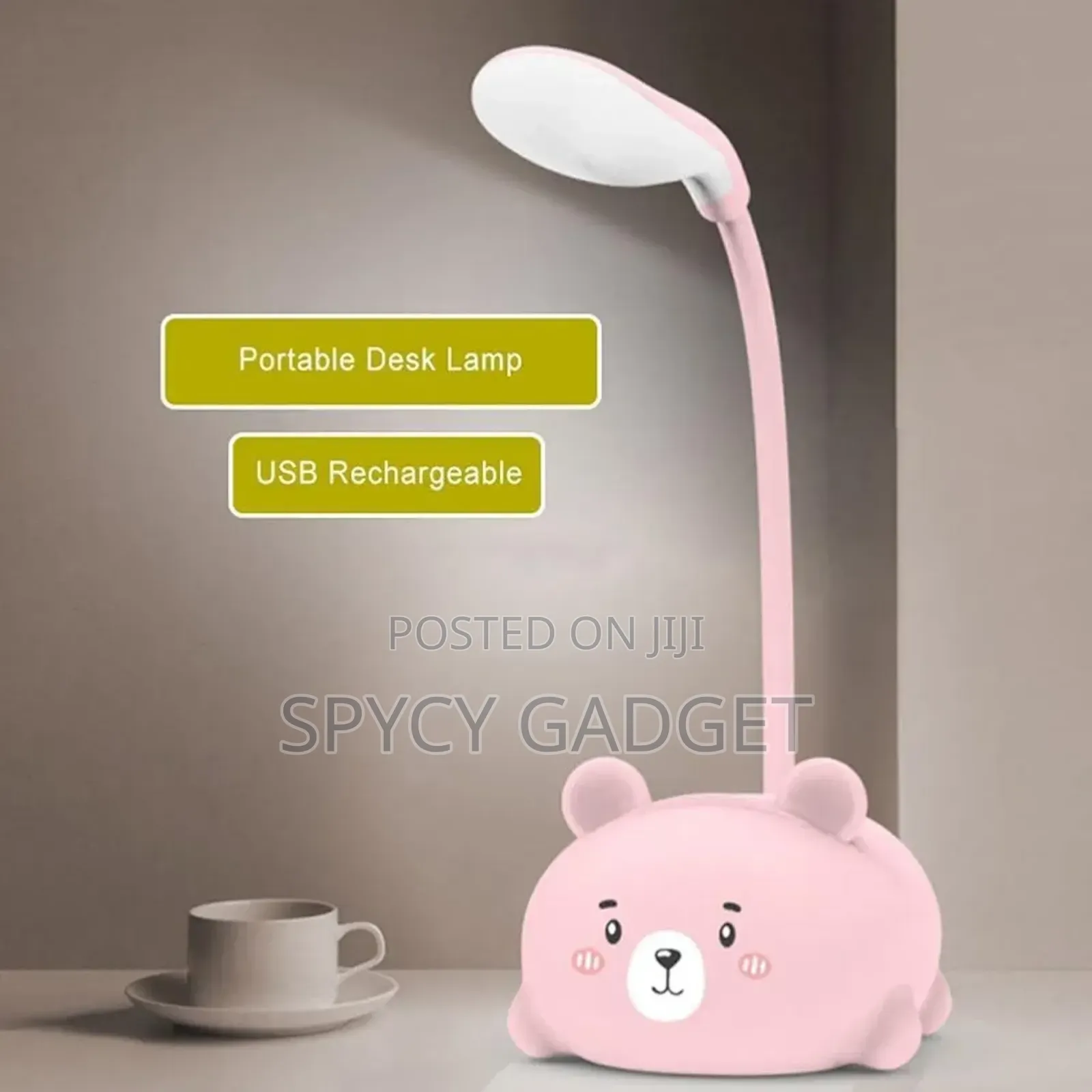 Mini Cartoon Rechargeable Desk Night Bed Lamp