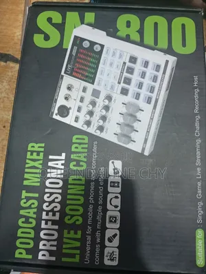 Podcast Mixer Professional Live Soundcard