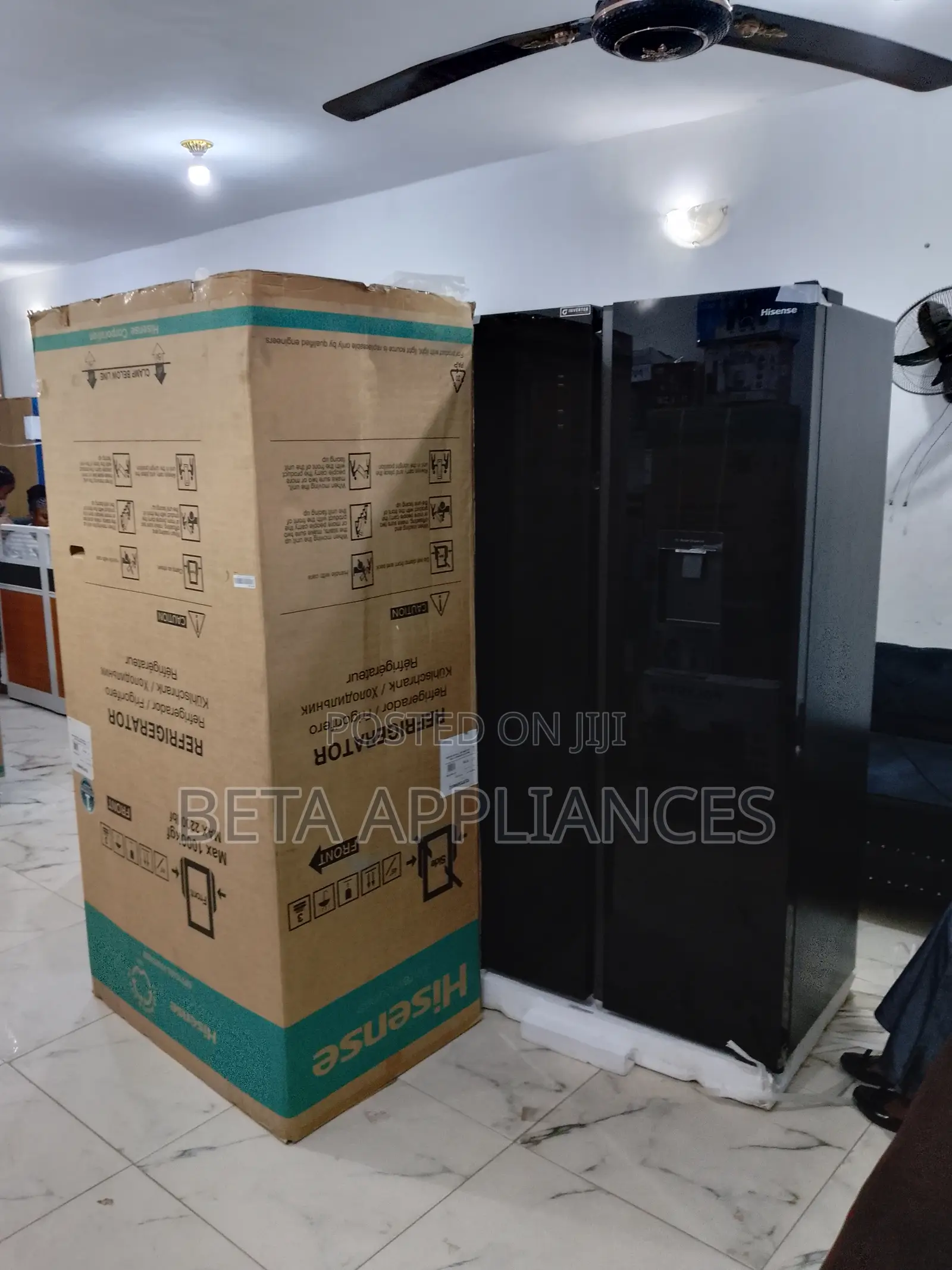 Hisense 529l Side by Side Fridge With Freezer