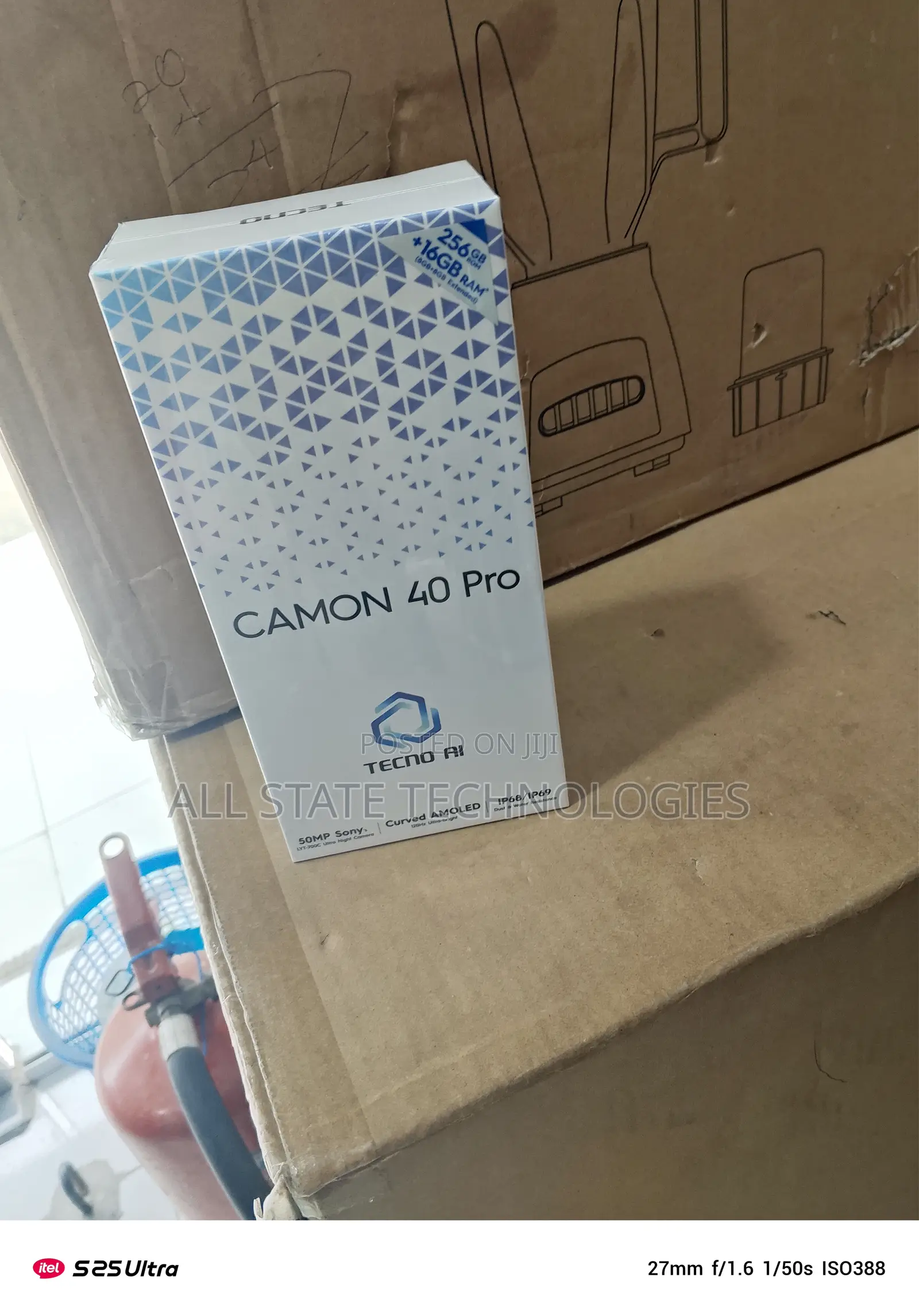 New Tecno Camon 40 Pro 256 GB Black