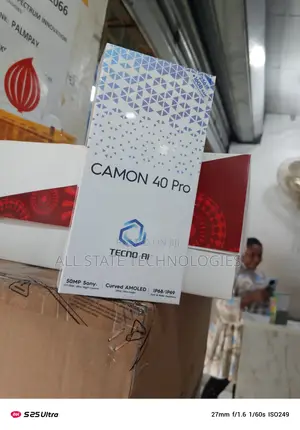 New Tecno Camon 40 Pro 256 GB Black