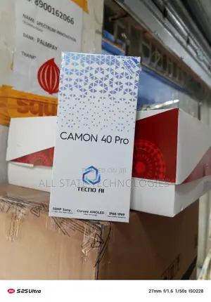 New Tecno Camon 40 Pro 256 GB Black