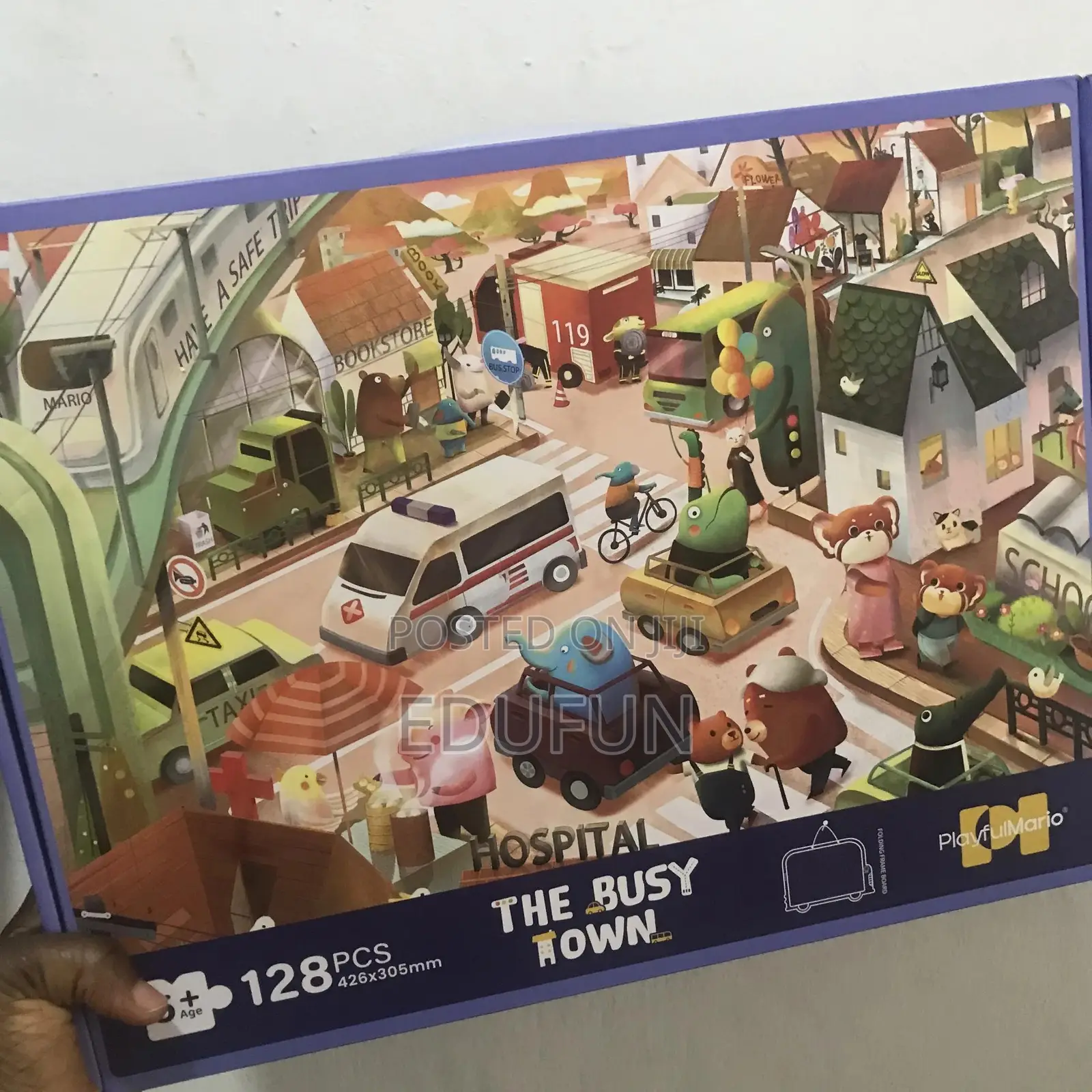 Busy Town Puzzle-128 Pieces