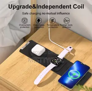 3 In 1 Magnetic Wireless Charger Pad Stand