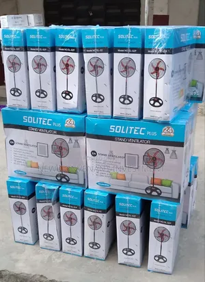 Quality Solitec Plus Stand Ventilator Fan With 2yrs Company Guarantee