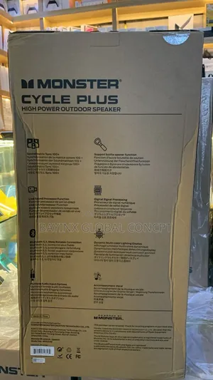 Monster Cycle Plus Bluetooth 380w High Power Portable Party Speaker