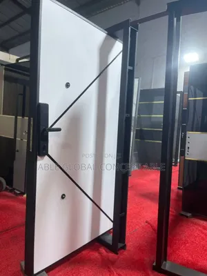 Pivot Door (White Triangle Design )