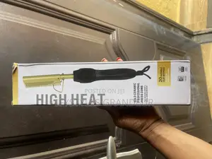 High Heat Gold Ceramic Professional Press Comb