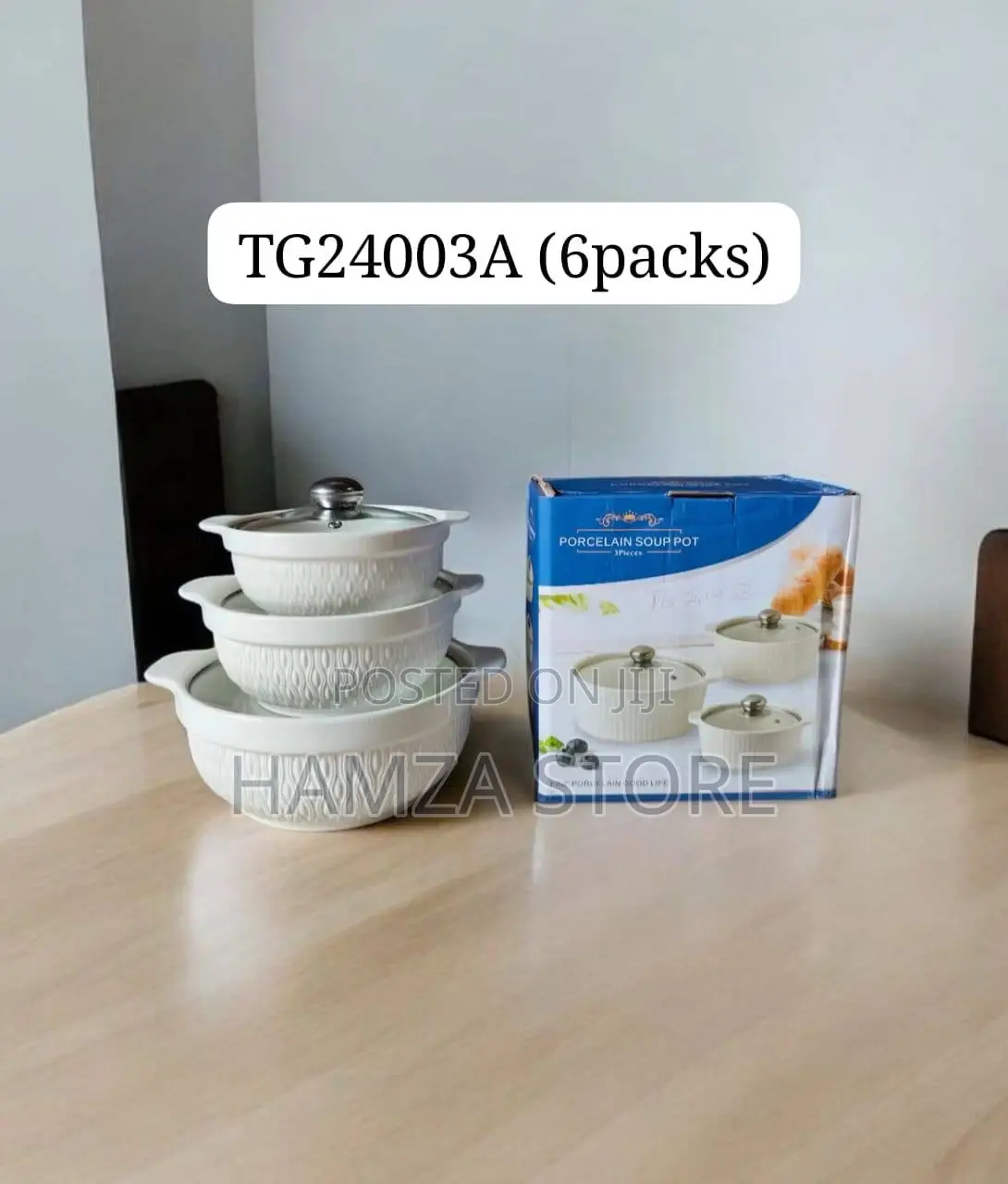 Procelain Soup Pot Set