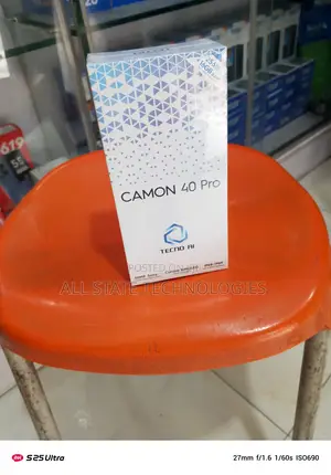 New Tecno Camon 40 Pro 256 GB Black
