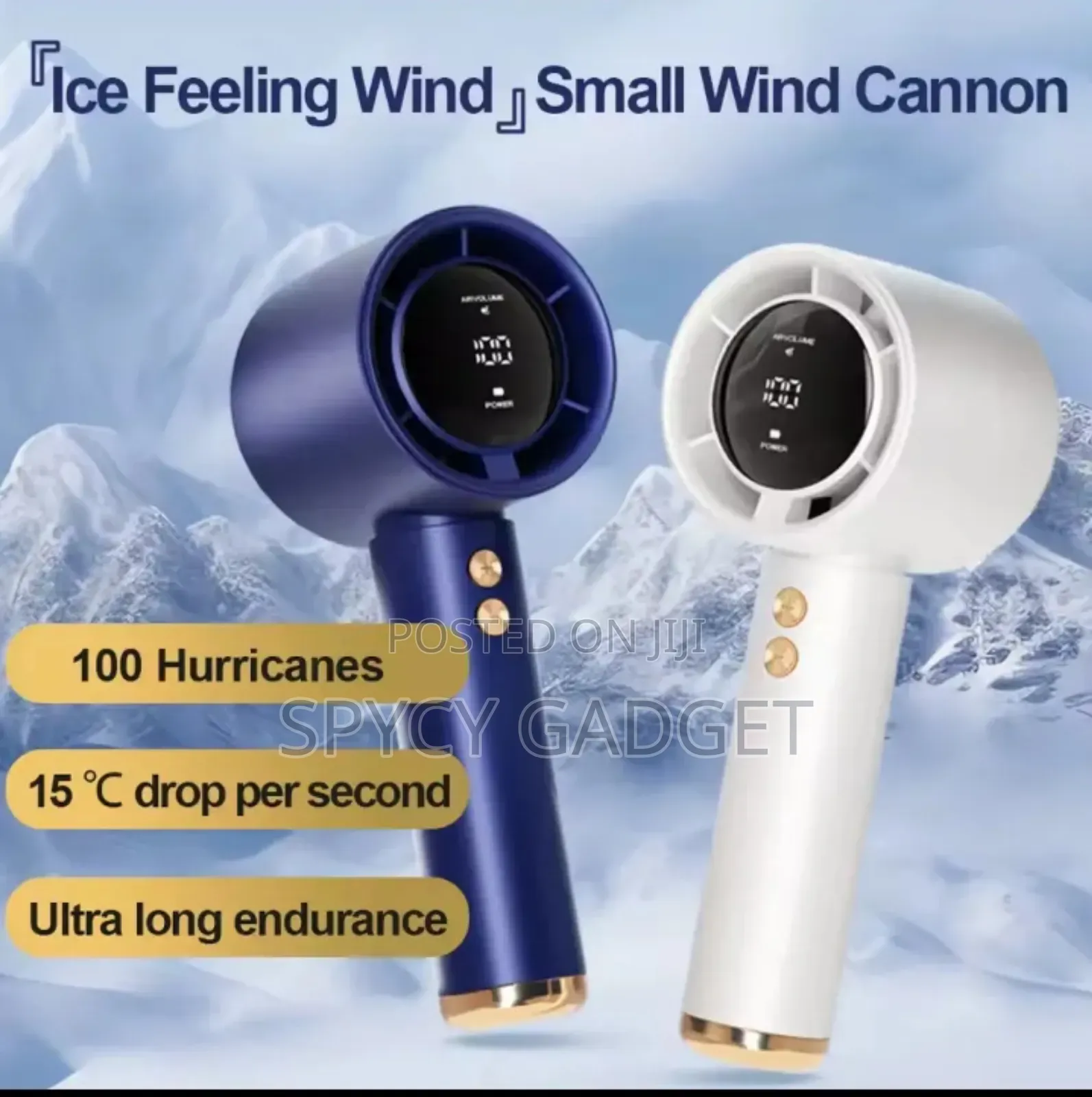 Mini Digital Rechargeable Fan