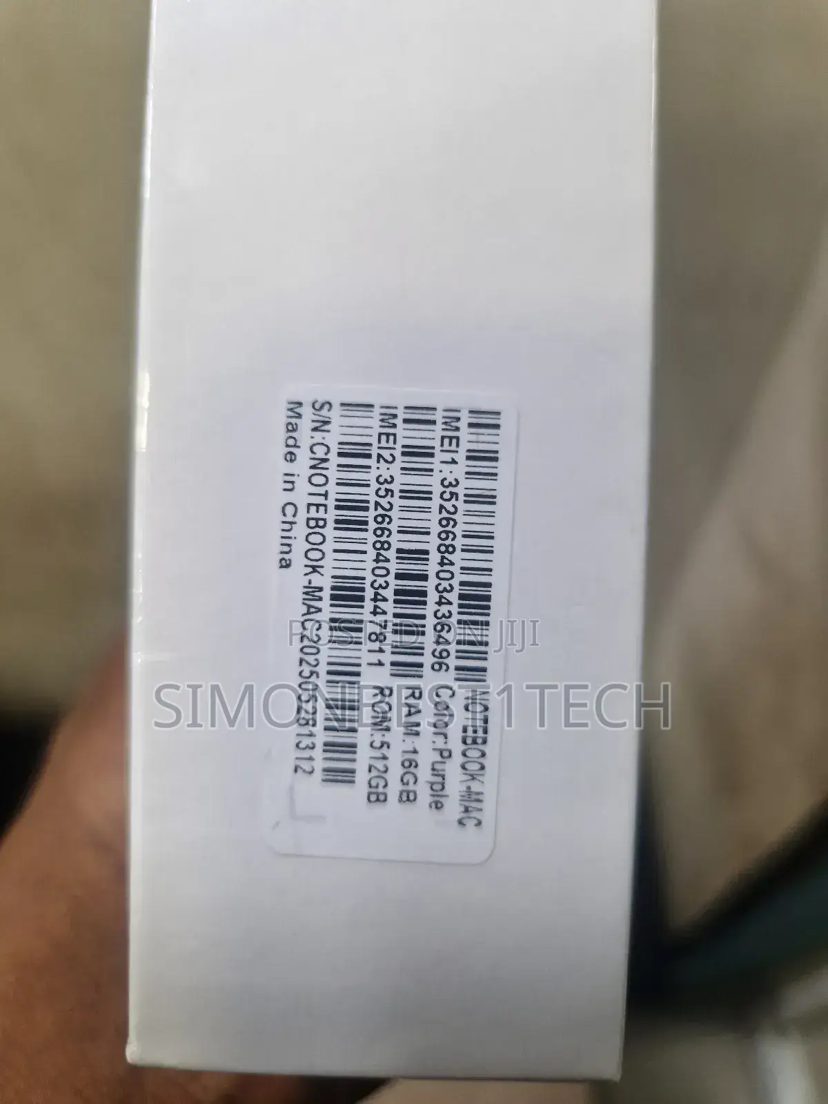New Idino Notebook Mac 512 GB Blue