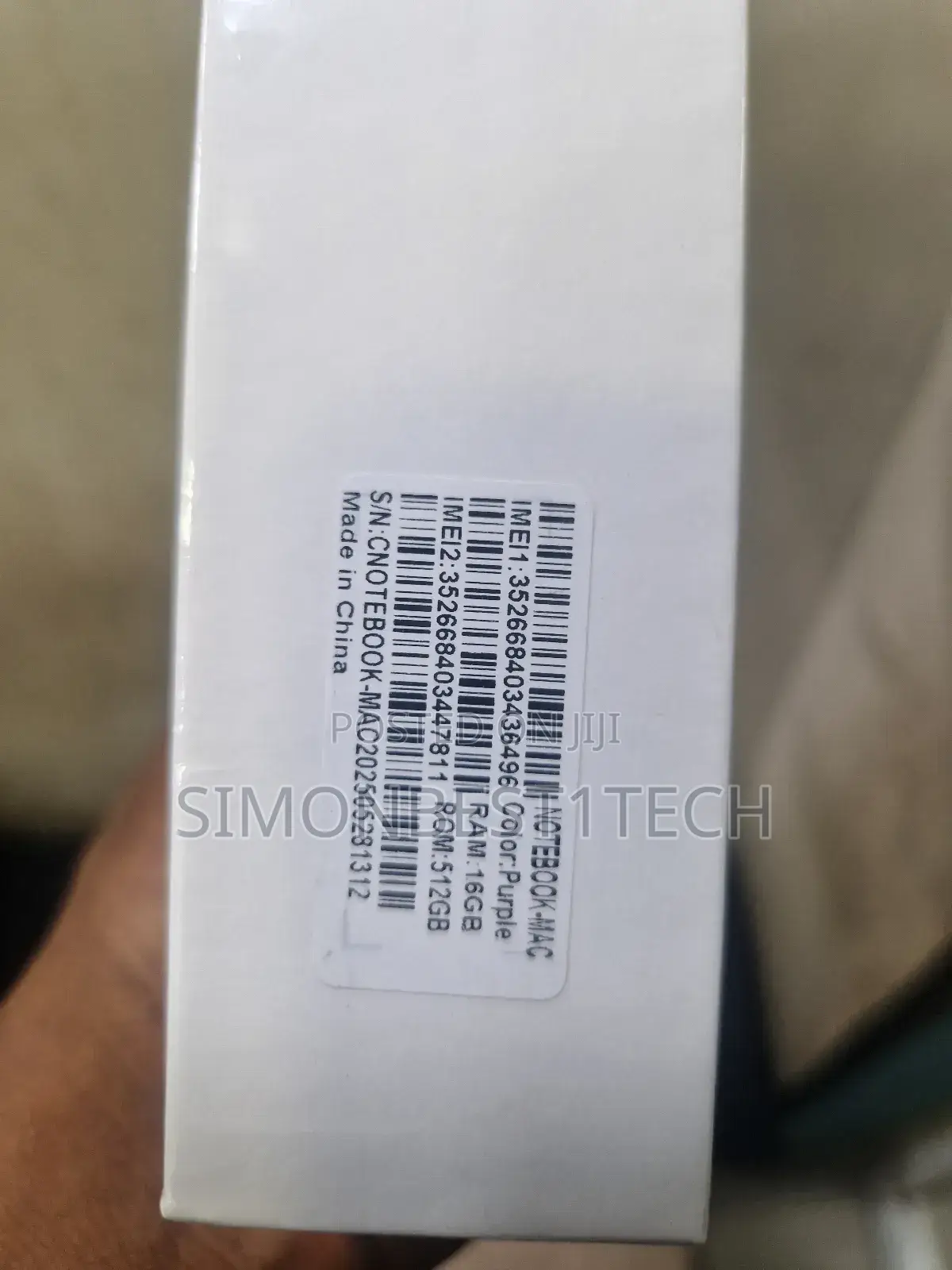New Idino Notebook Mac 512 GB Blue