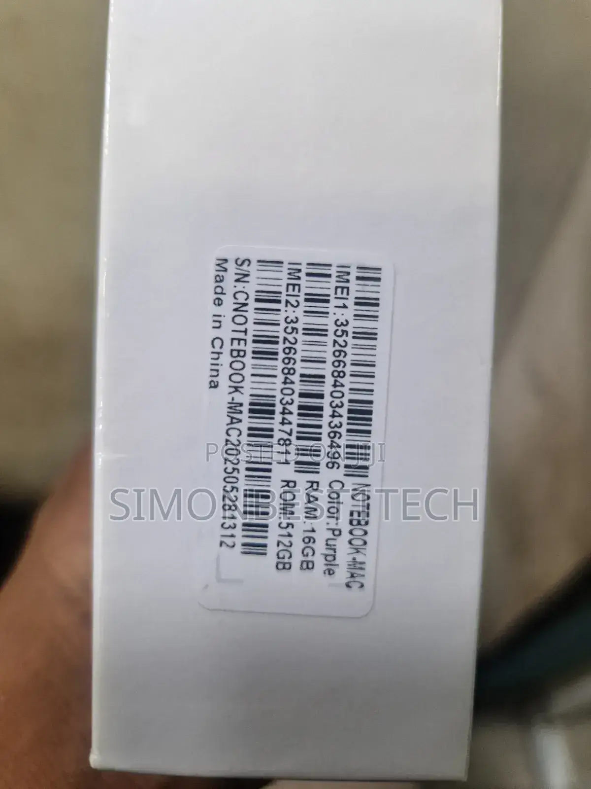 New Idino Notebook Mac 512 GB Blue