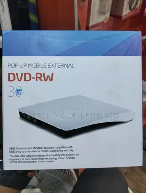 Pop Up Mobile External DVD-Rw Rom